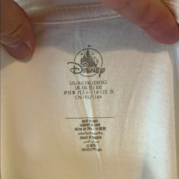 Disney Parks Cream T-Shirt Orange Graphic Mickey Resort Vacation Casual Preppy - Picture 2 of 4